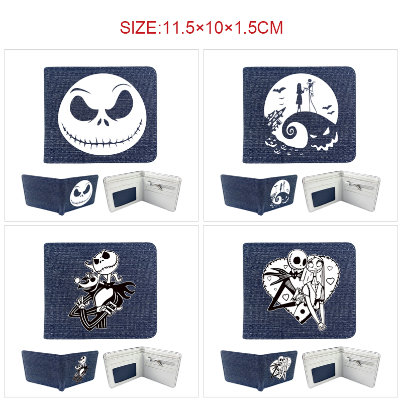 The Nightmare Before Christmas anime wallet 11.5*10*1.5cm