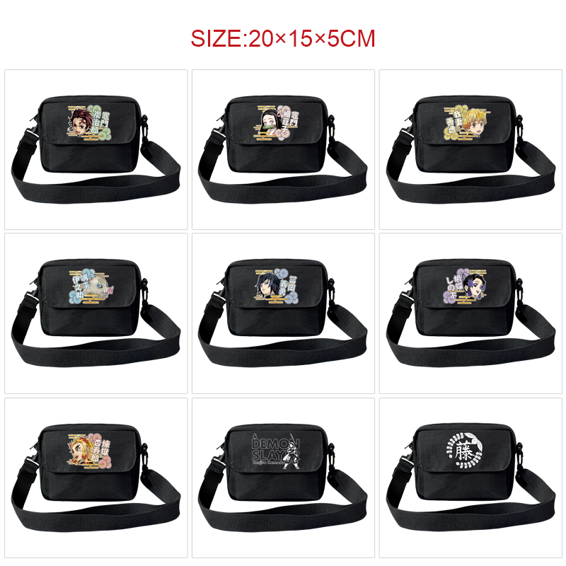 Demon slayer kimets anime messenger bag