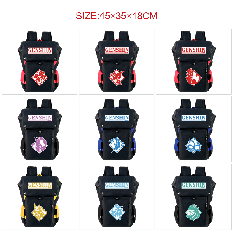 Genshin Impact anime anime Backpack