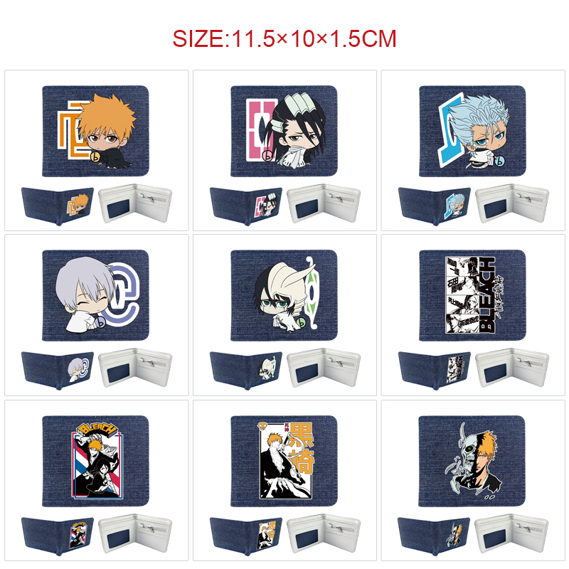 Bleach anime wallet 11.5*10*1.5cm