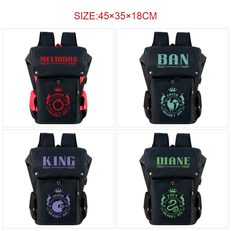 seven deadly sins  anime Backpack