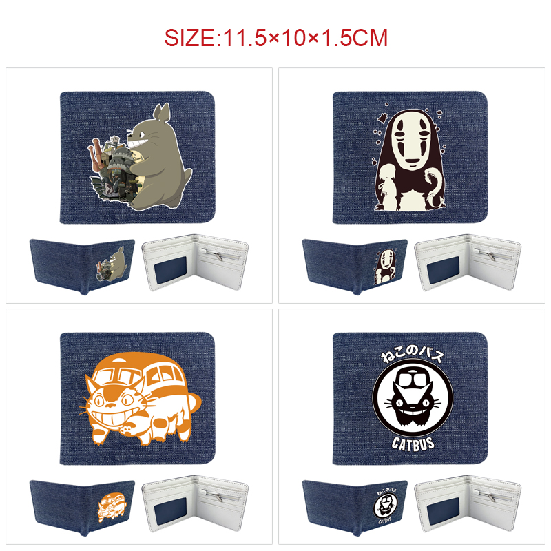 TOTORO anime wallet 11.5*10*1.5cm