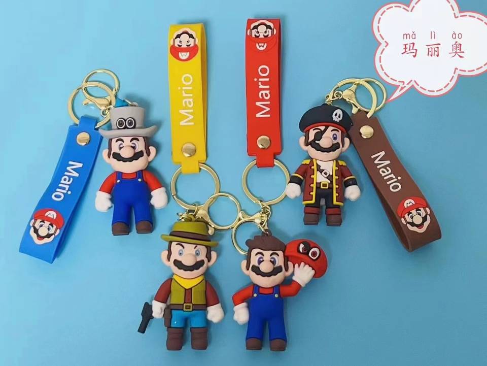 Super Mario anime keychain price for 1 pcs