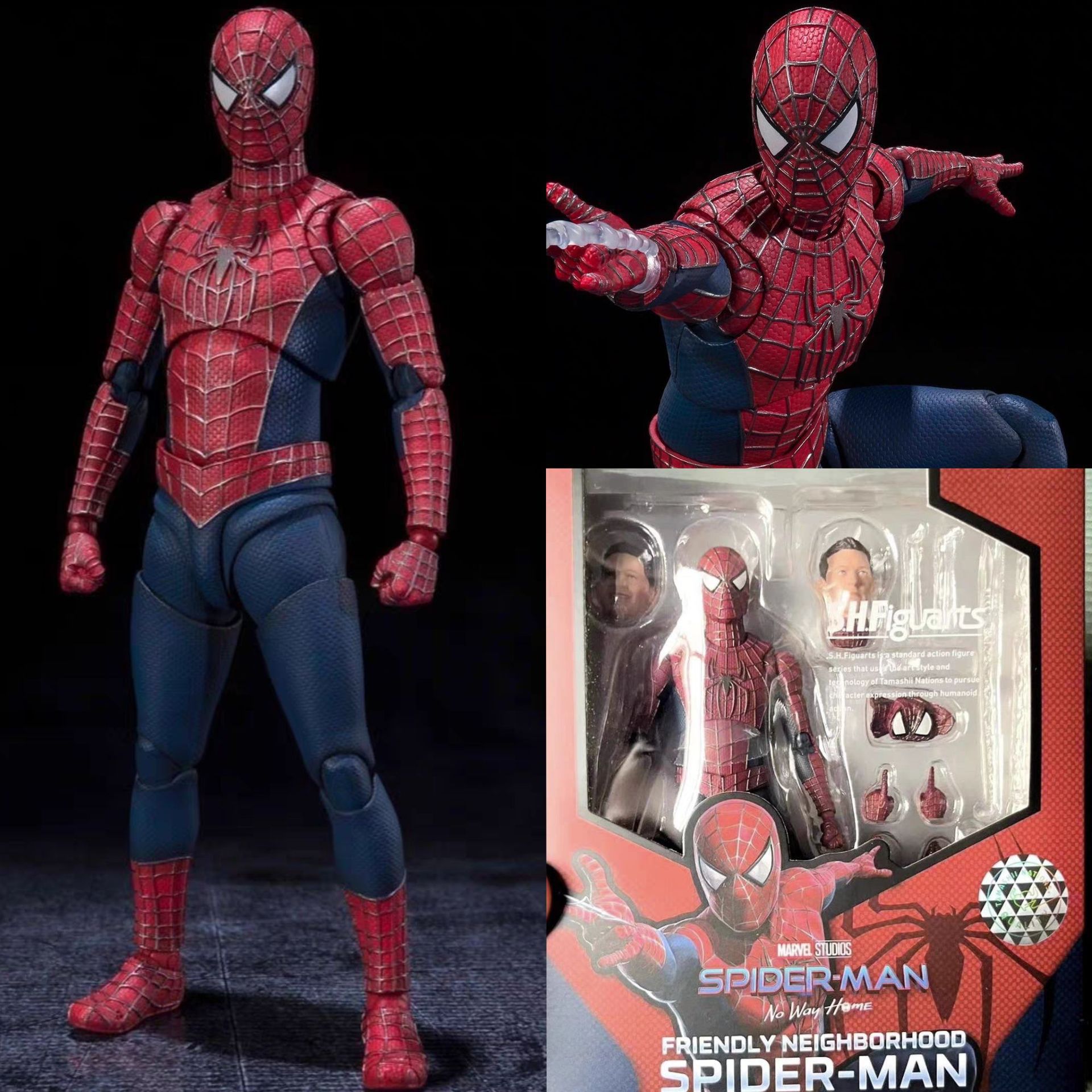 spider man anime figure 15cm