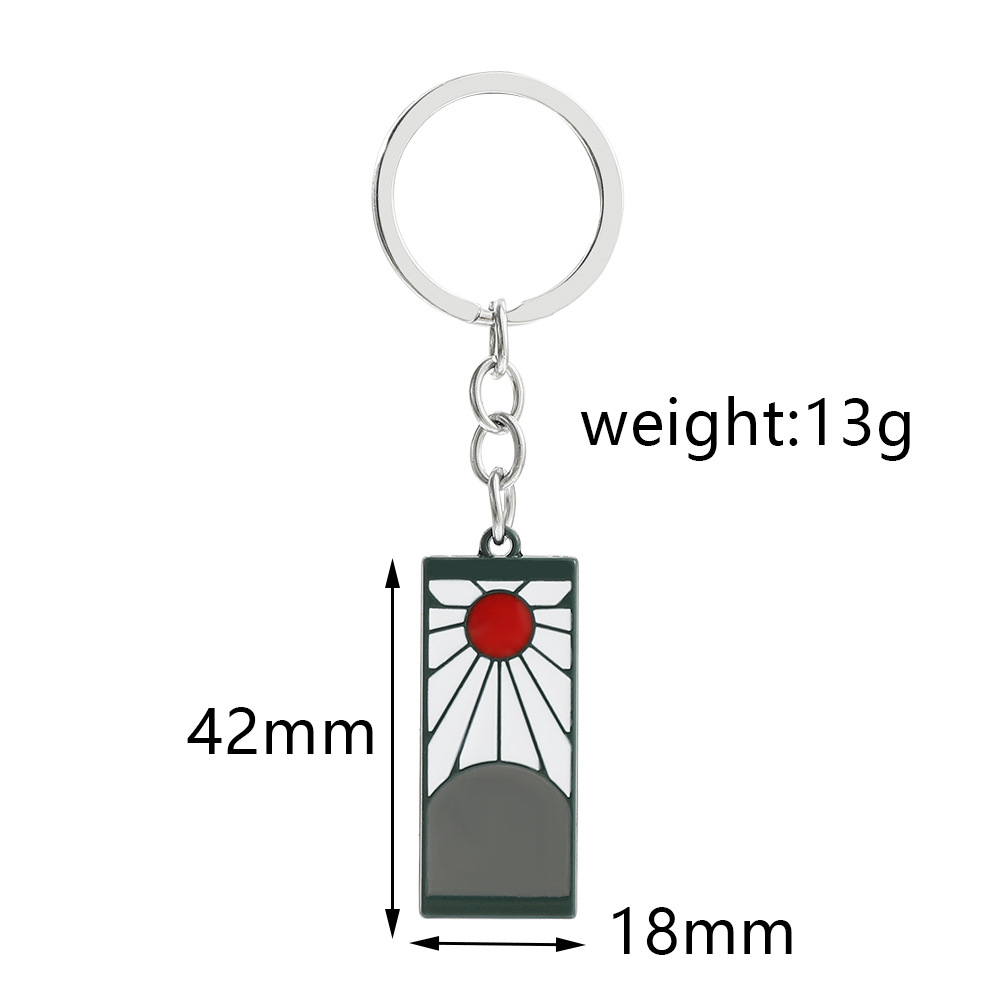 Demon slayer kimets anime keychain