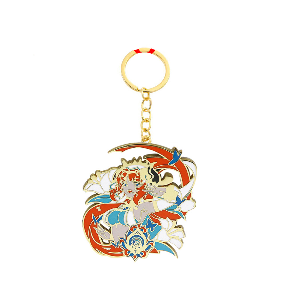 Genshin Impact anime keychain