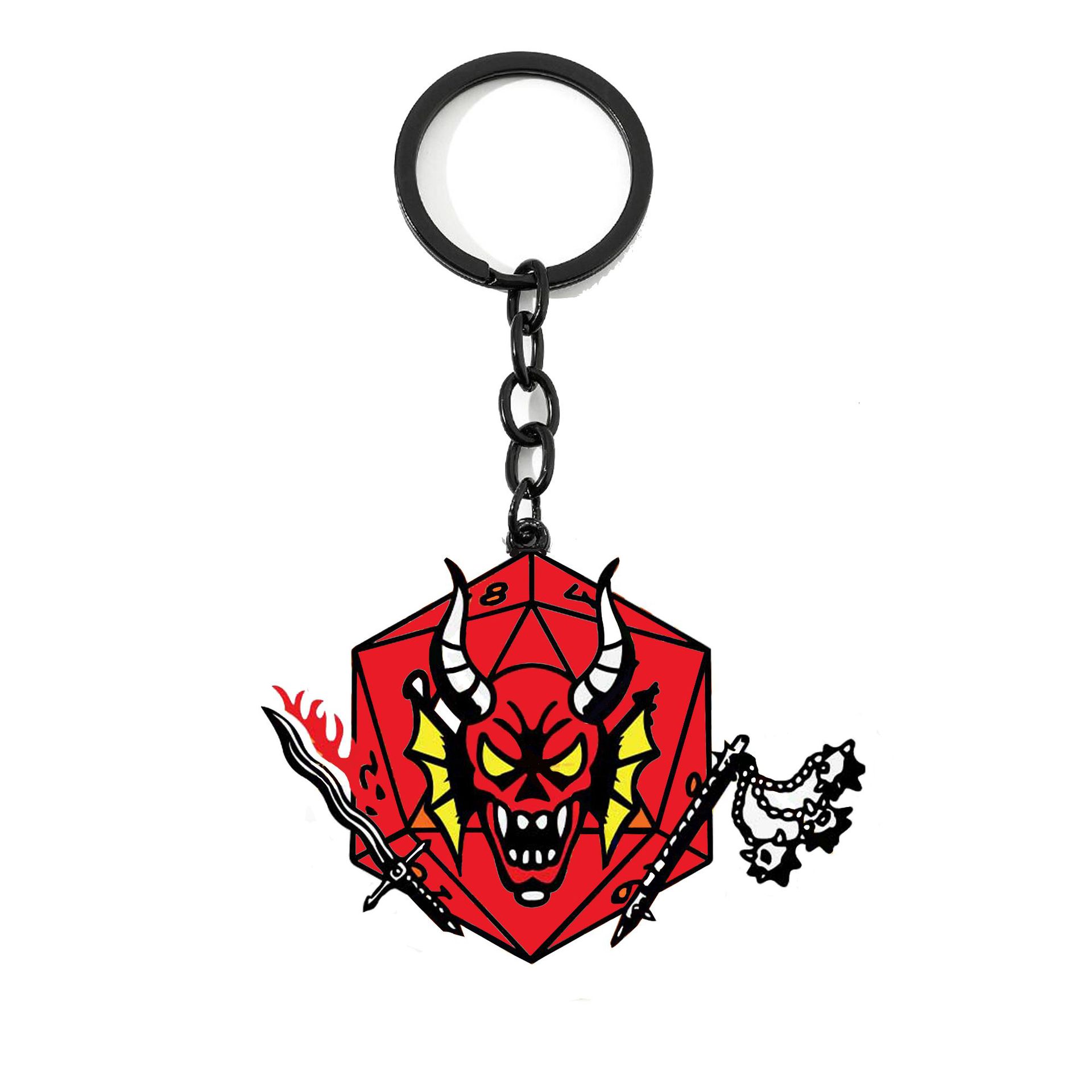 Stranger Things anime keychain