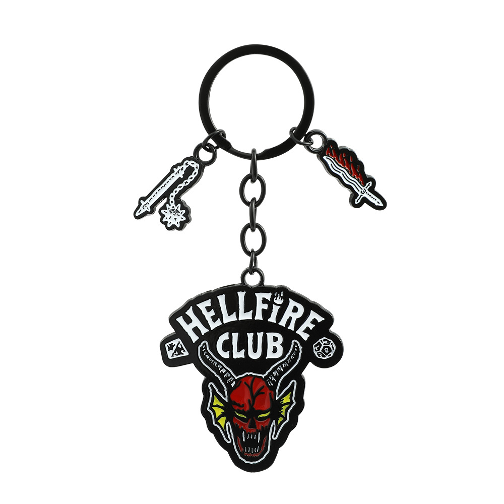 Stranger Things anime keychain