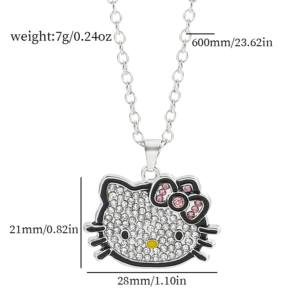 hello kitty anime necklace