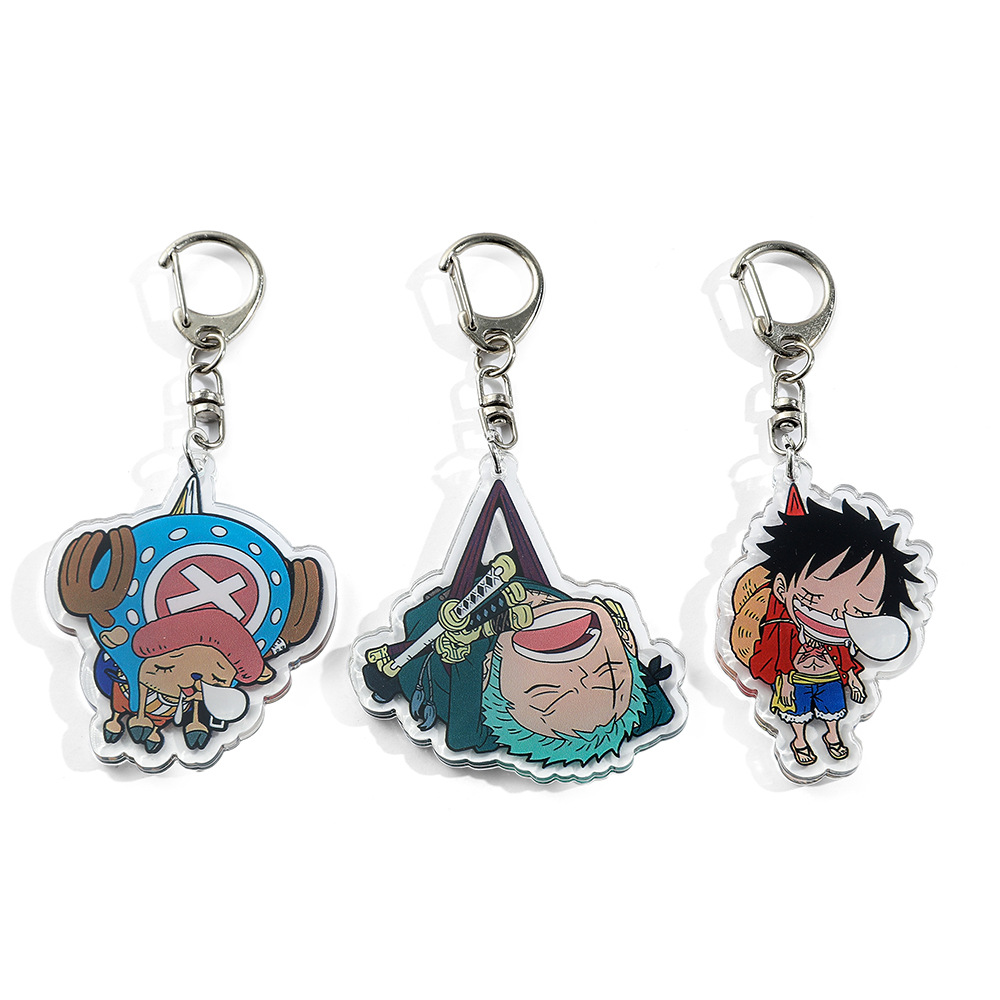 One Piece anime keychain