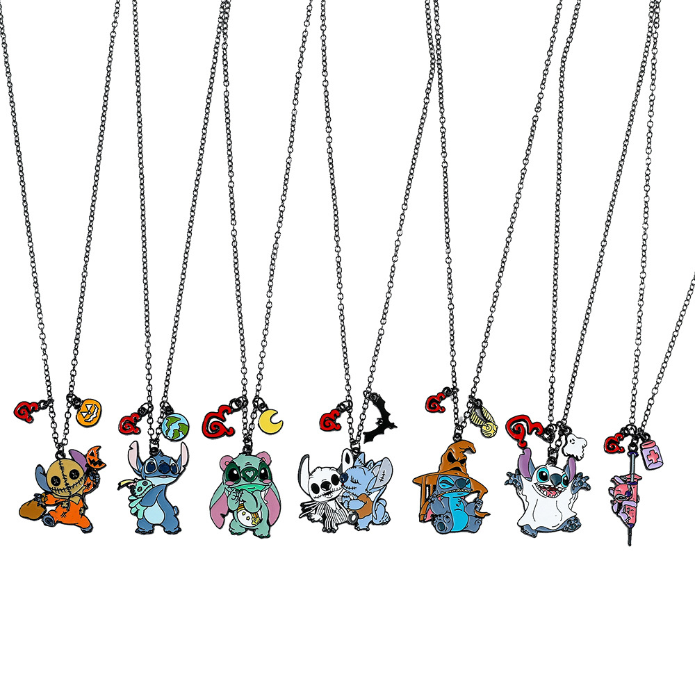 stitch anime anime necklace