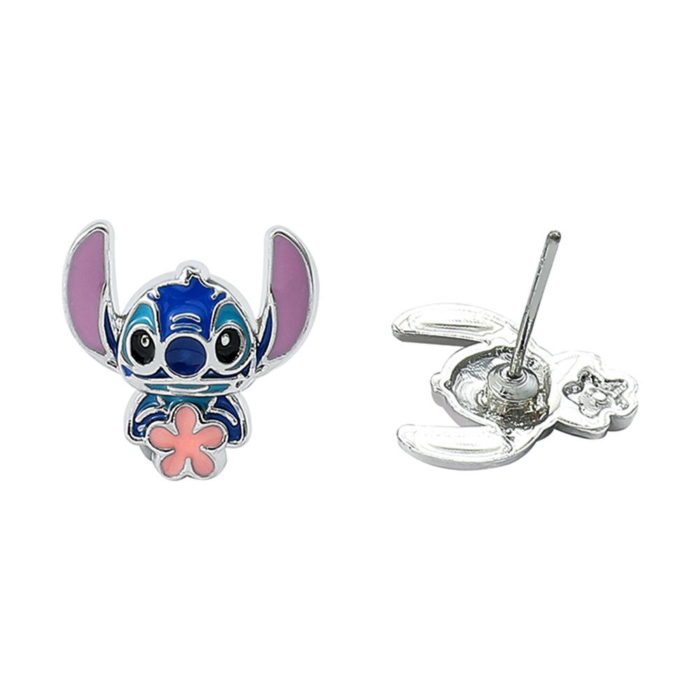 stitch anime earring