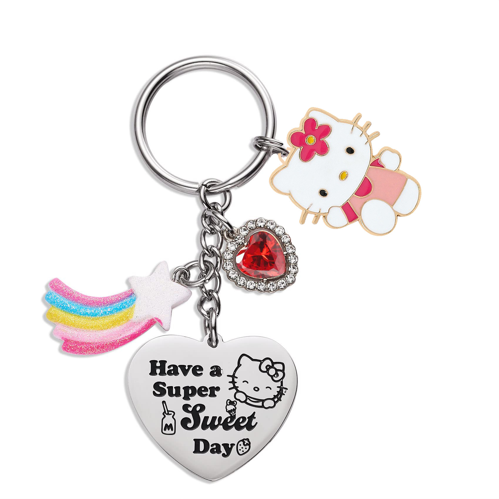 hello kitty anime keychain