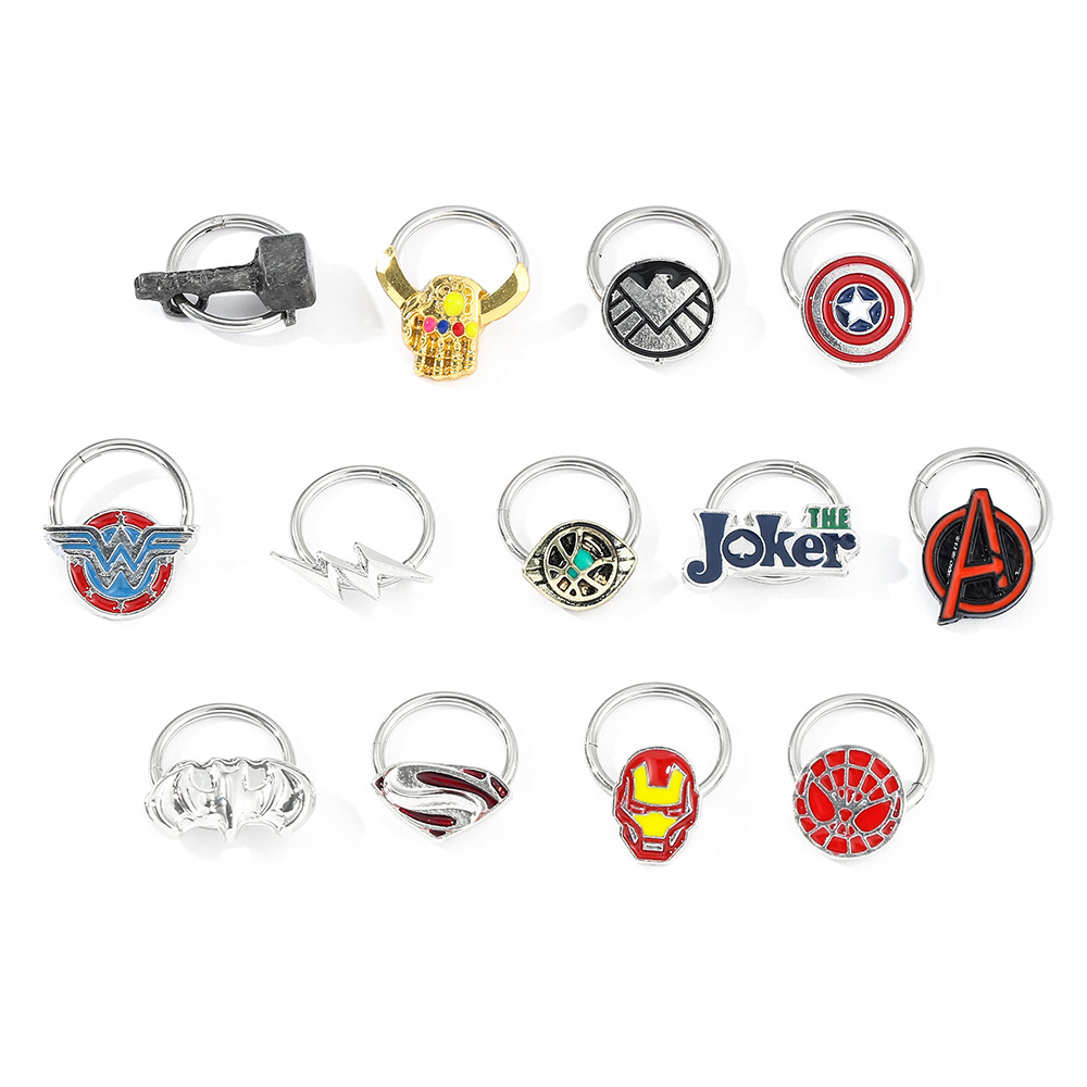 Avengers anime nasal ring