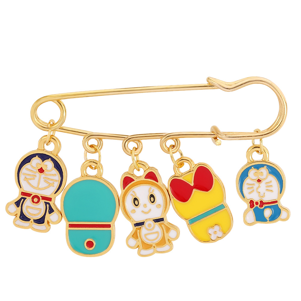 Doraemon anime pin