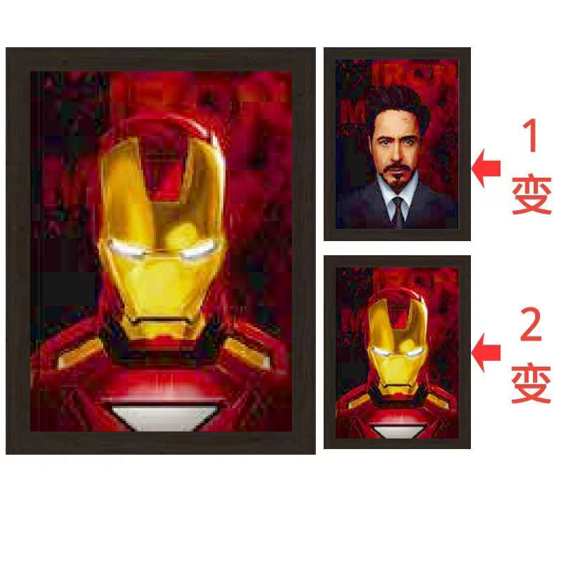 Avengers anime 3D frame painting 32 * 42cm (core+frame）