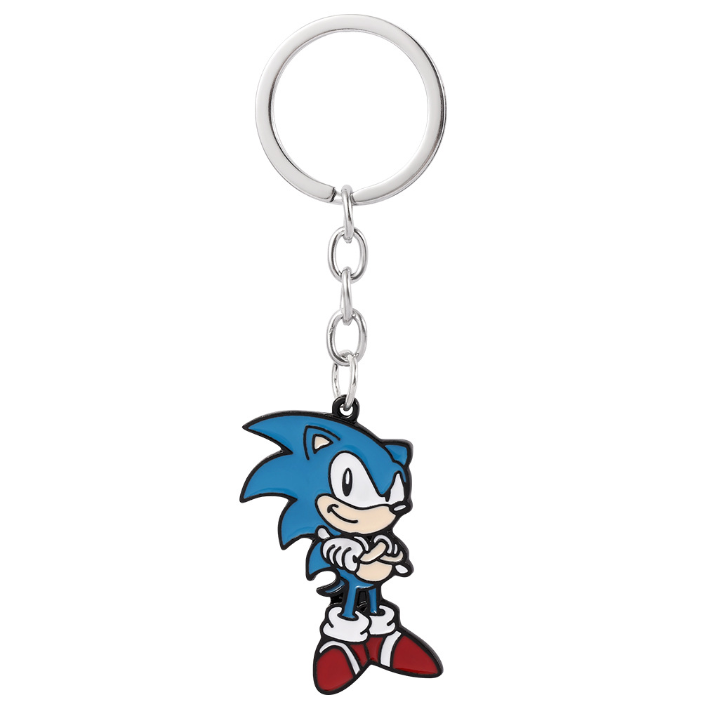 Sonic anime keychain