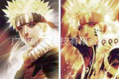 Naruto anime 3D frame painting 32 * 42cm (core+black frame+framing）