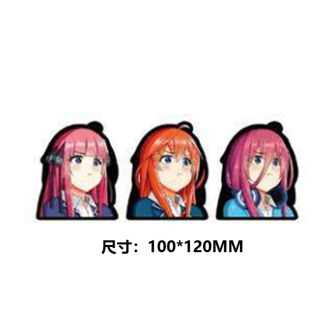 EVA anime 3D illusion stickers