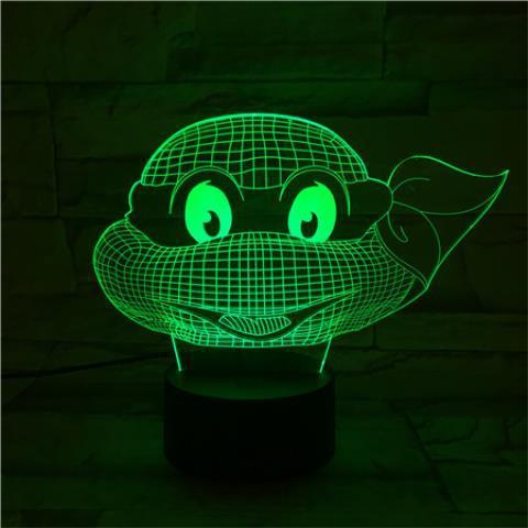 Teenage mutant ninja turtles anime 7 colours LED light