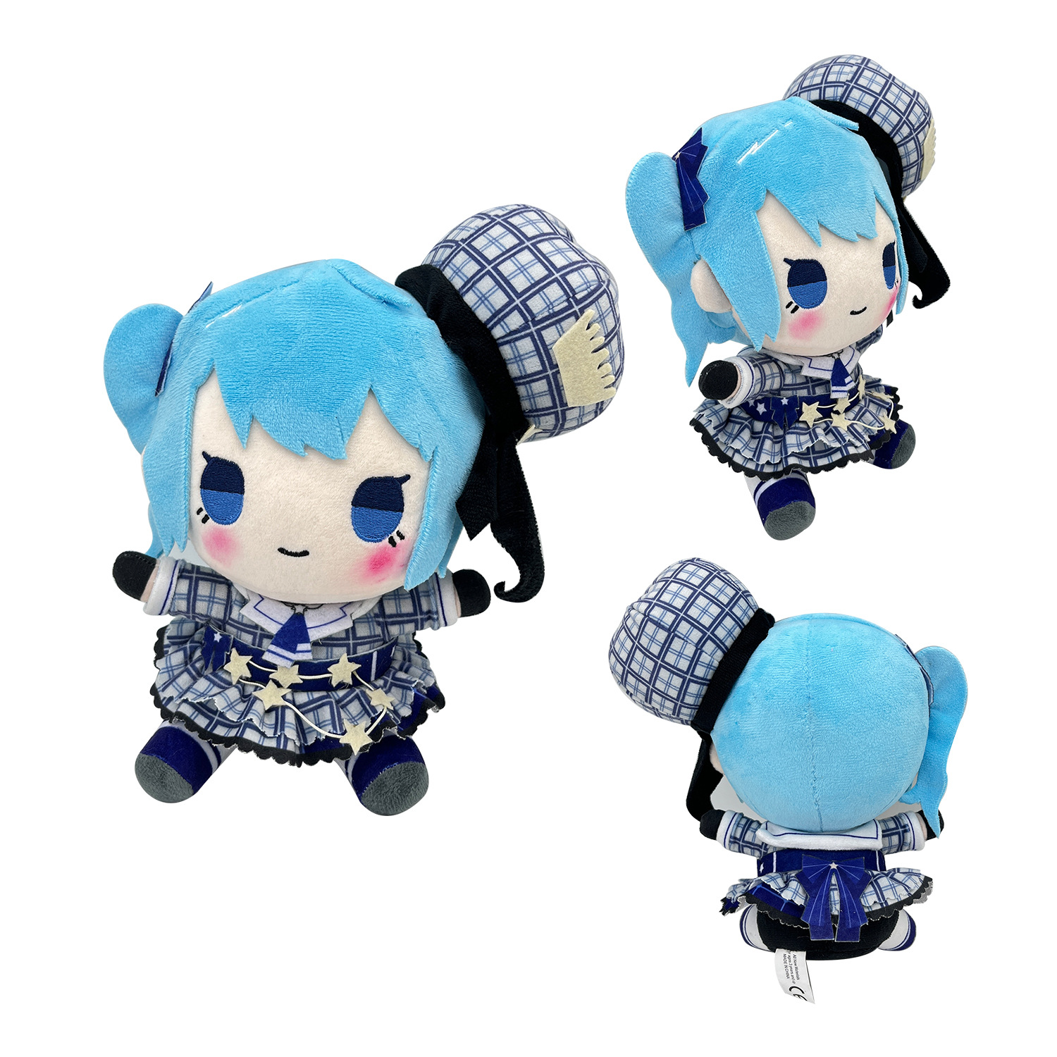 Hololive Hoshimachi Suisei anime plush doll 21cm