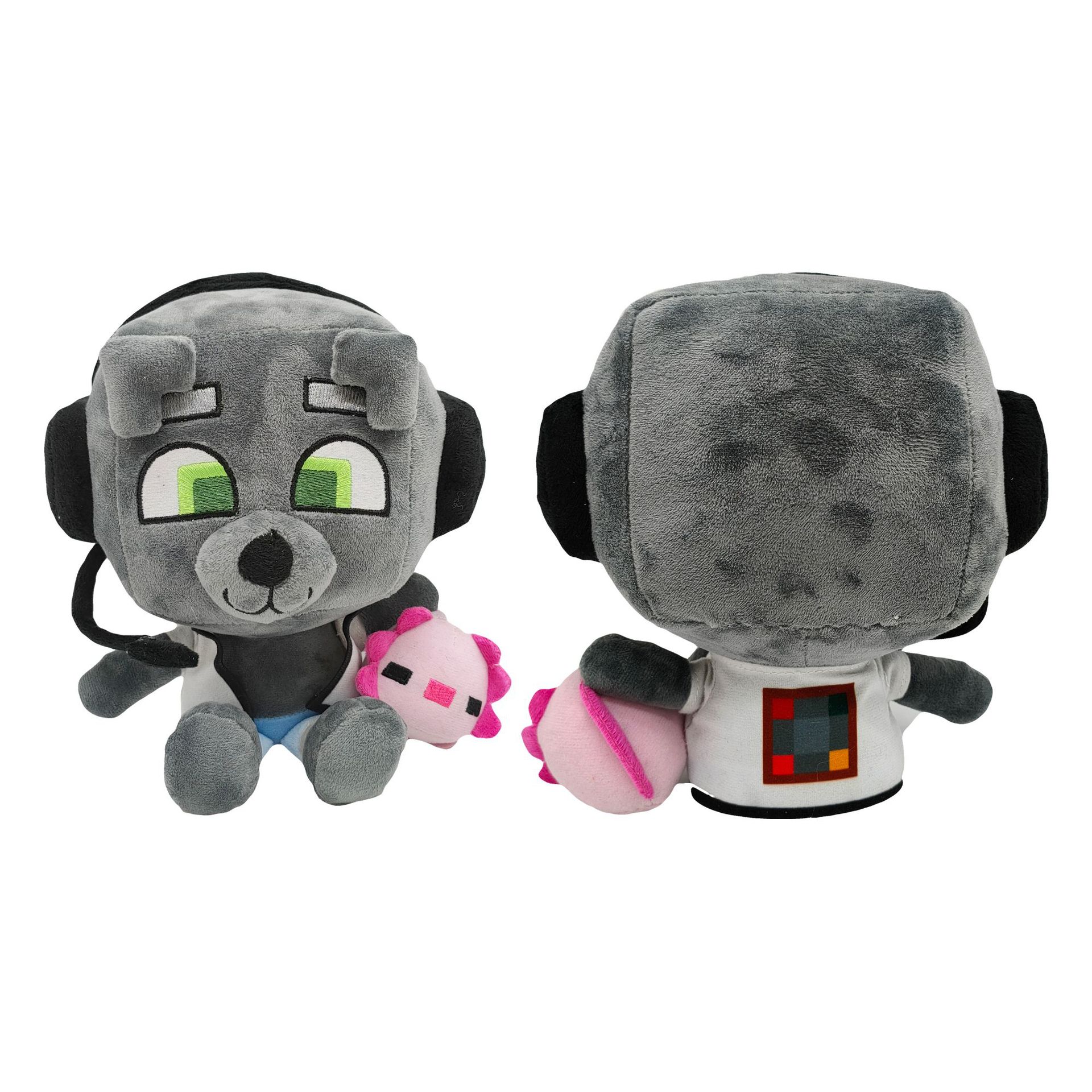 bobicraft gitd wolf anime plush doll 25cm