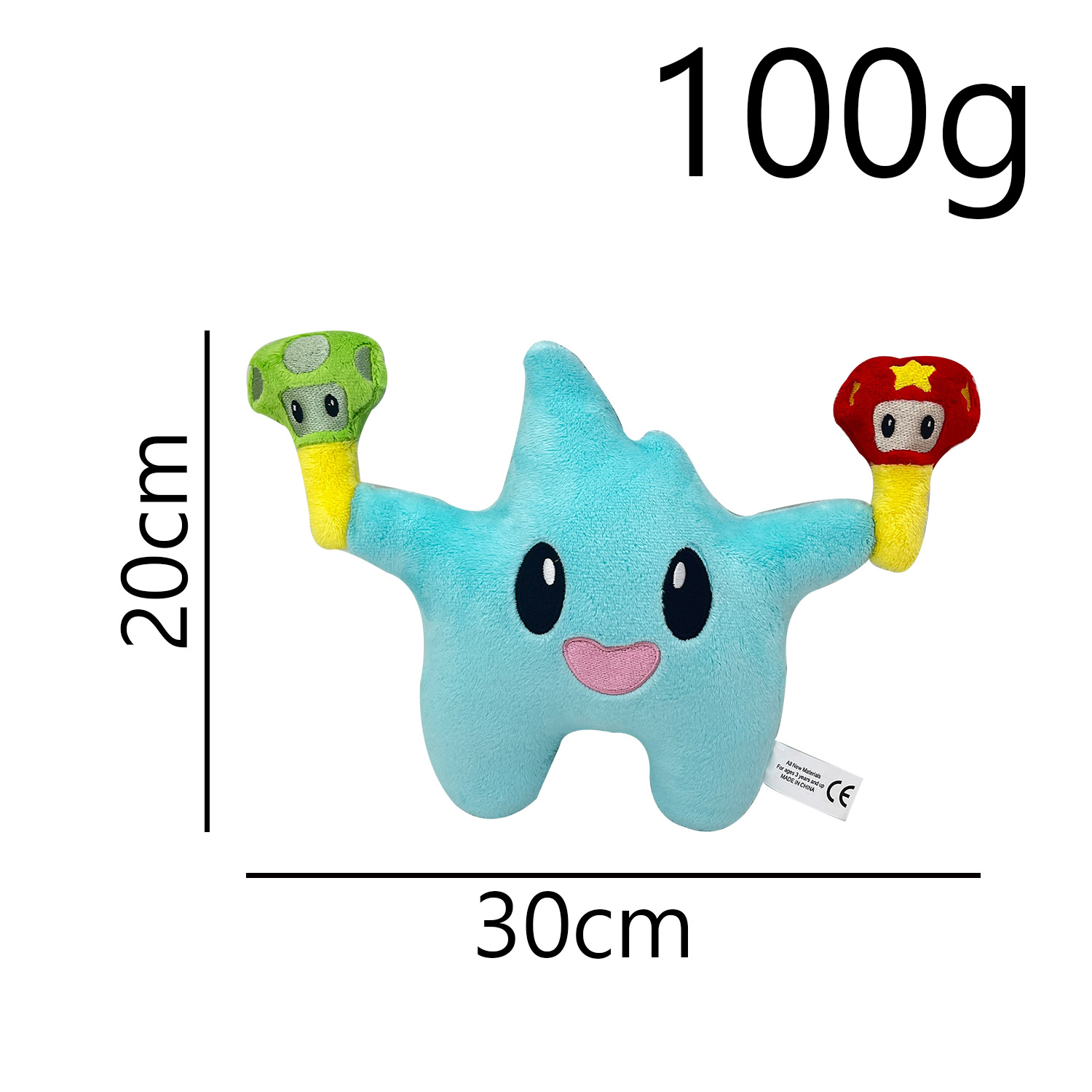 super mario anime plush doll 20cm