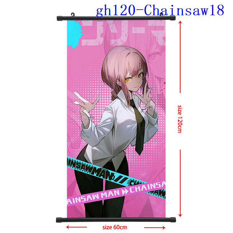 chainsaw man anime wallscroll 60*120cm