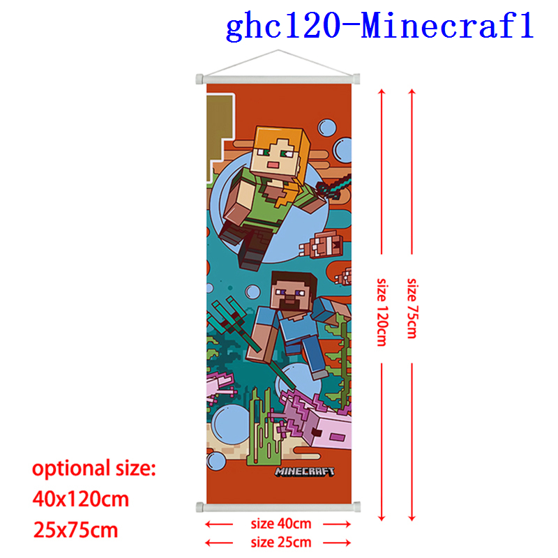 Minecraft anime wallscroll 40*102cm