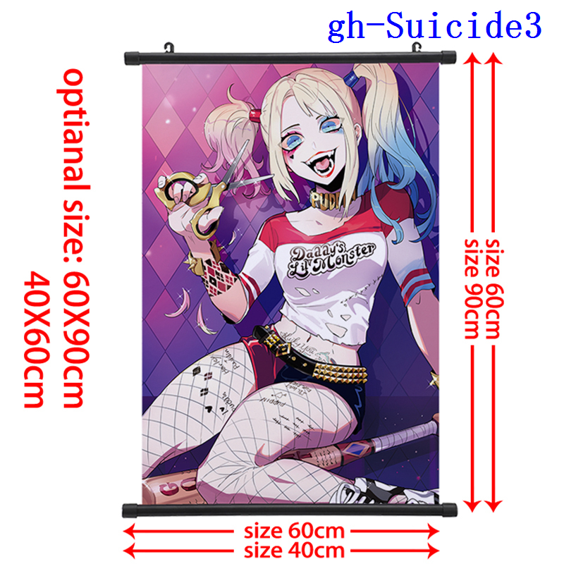 Suicide Squad anime wallscroll 60*90cm