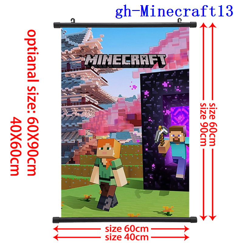 Minecraft anime wallscroll 60*90cm