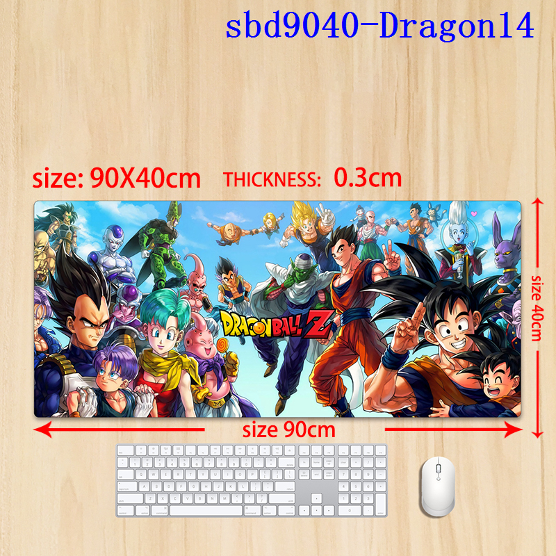 Dragon ball anime mouse pad 90*40*0.3cm（lockrand）