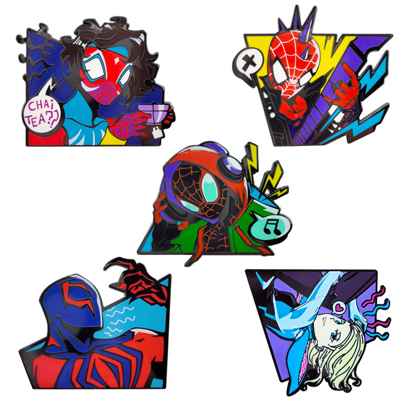 spider man anime pin