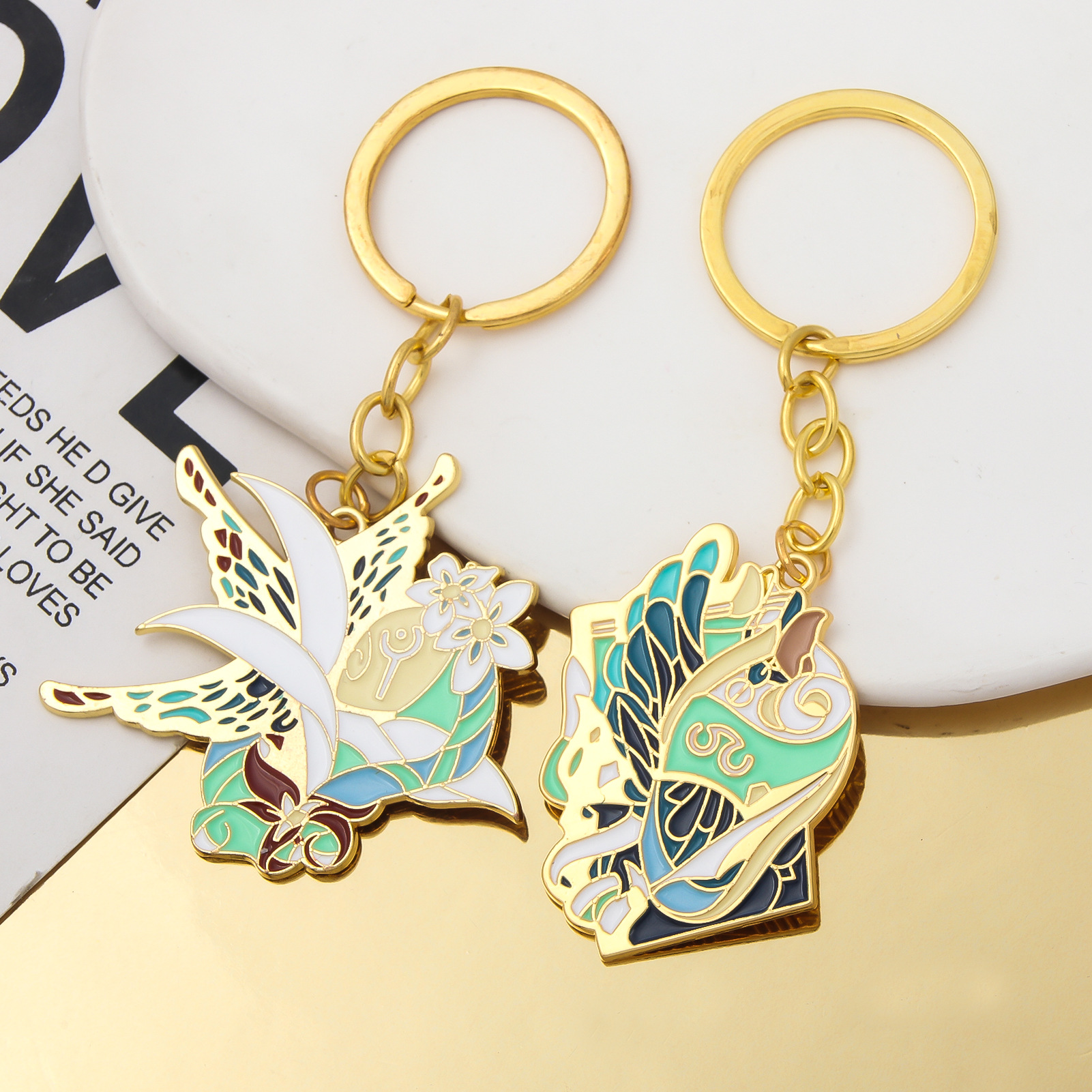 final fantasy anime keychain