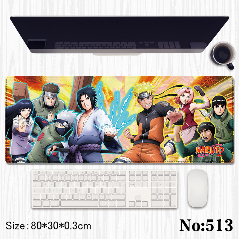 Naruto anime mouse pad 80*30*0.3cm
