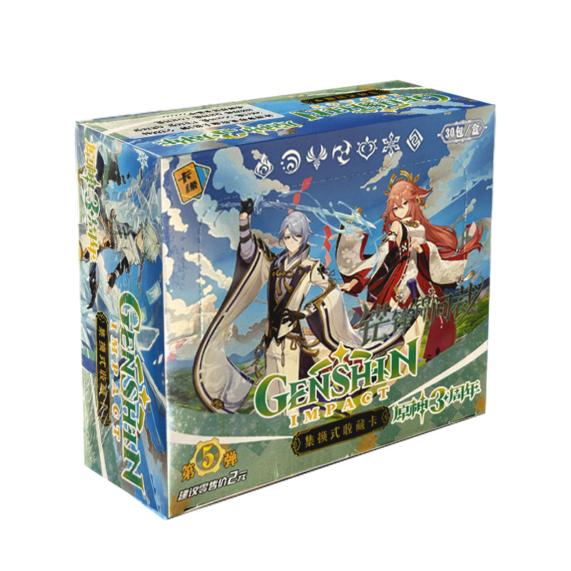 Genshin Impact anime card 30pcs