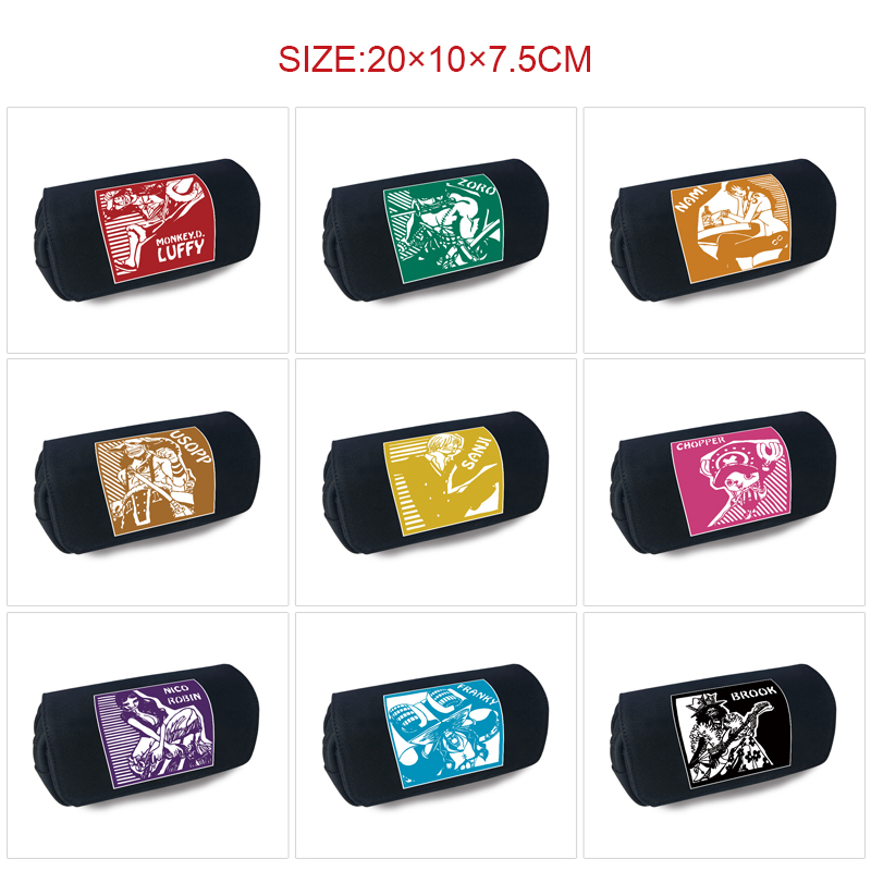 One Piece anime pencil bag 20*10*7.5cm