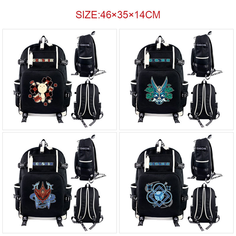 Genshin Impact anime Backpack