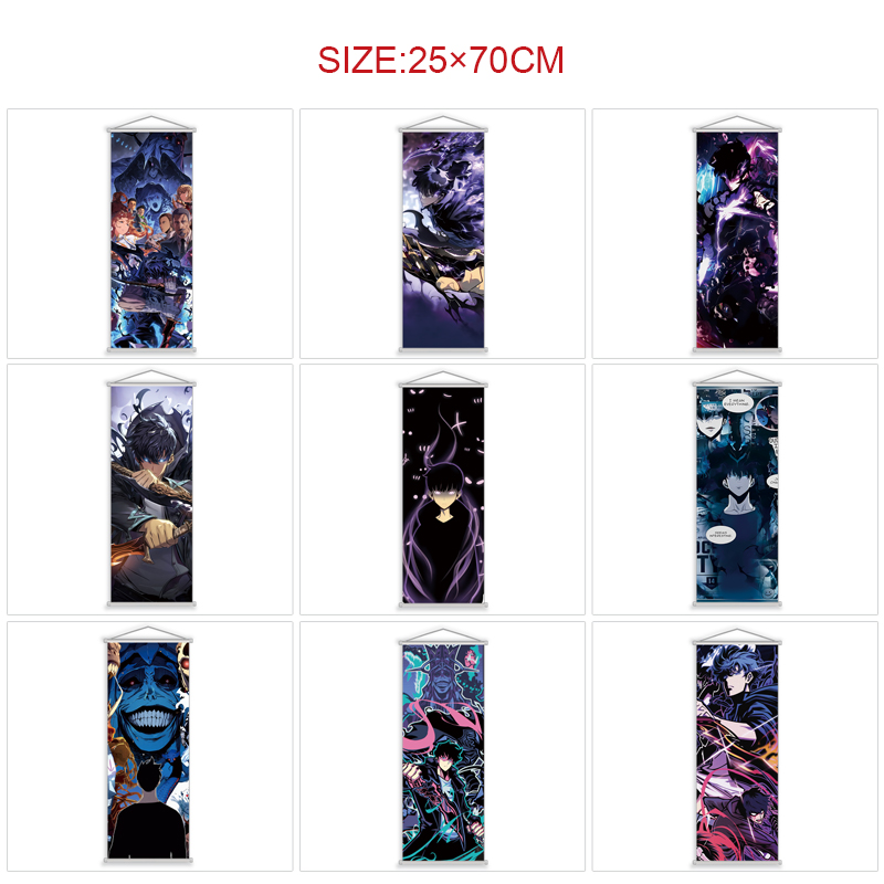 Solo Leveling anime wallscroll 25*70cm price for 5 pcs