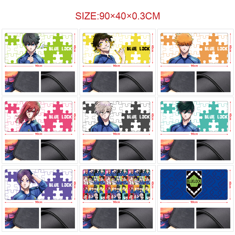 Blue Lock anime Mouse pad 90*40cm
