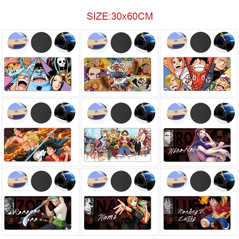 One Piece anime Mouse pad 60*30cm