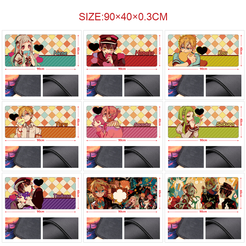 Toilet-bound hanako-kun anime Mouse pad 90*40cm