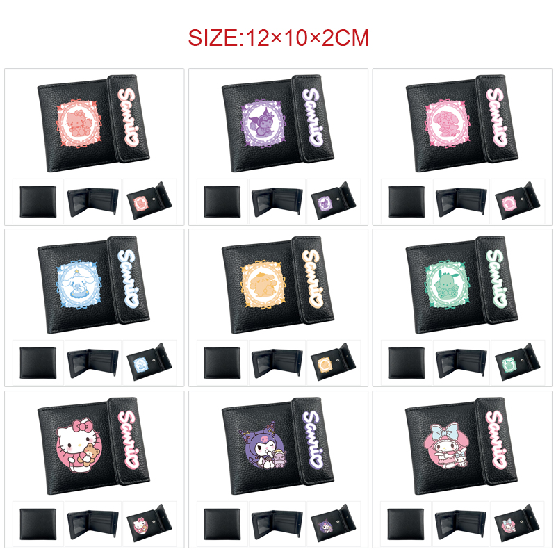 Kuromi anime wallet
