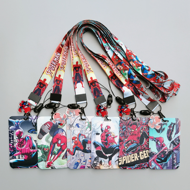 spider man anime lanyard phonestrap7*11cm price for 10 pcs