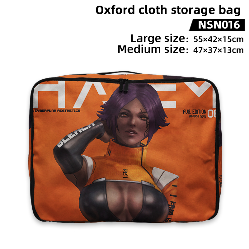 Bleach anime oxford cloth storage bag 55*42*15cm