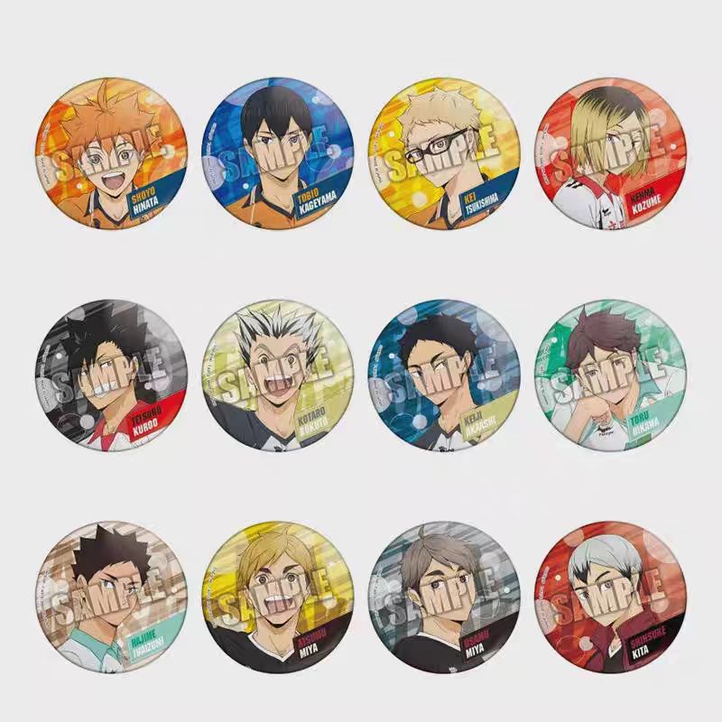 Haikyuu anime pin 12 pcs a set