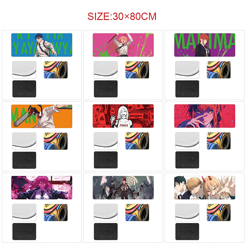 chainsaw man anime Mouse pad 30*80cm