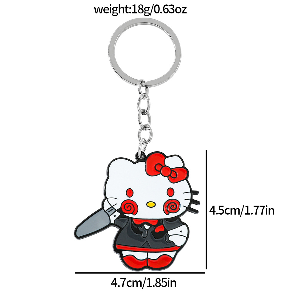 hello kitty anime keychain 5pcs a set
