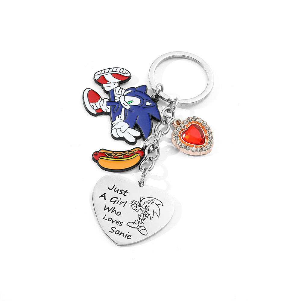 stitch anime keychain 5pcs a set