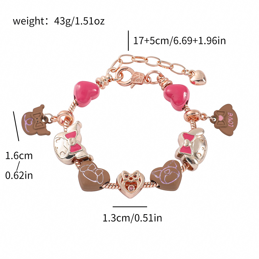 Kuromi anime bracelet